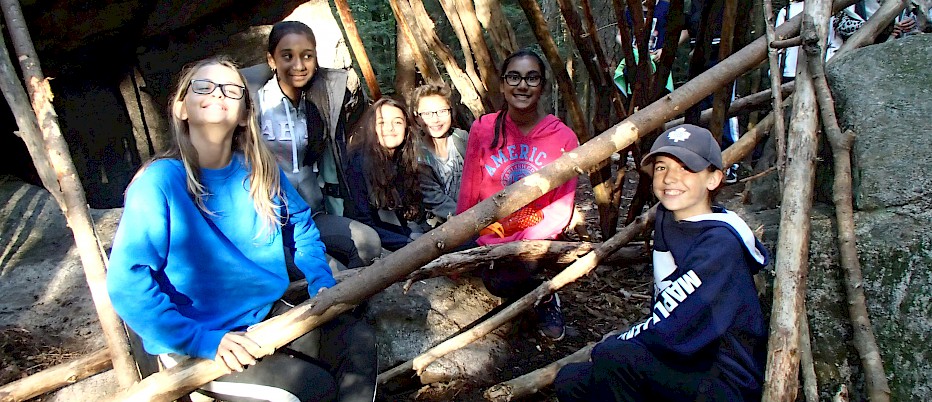 Shelter building with students is a great skill to have.