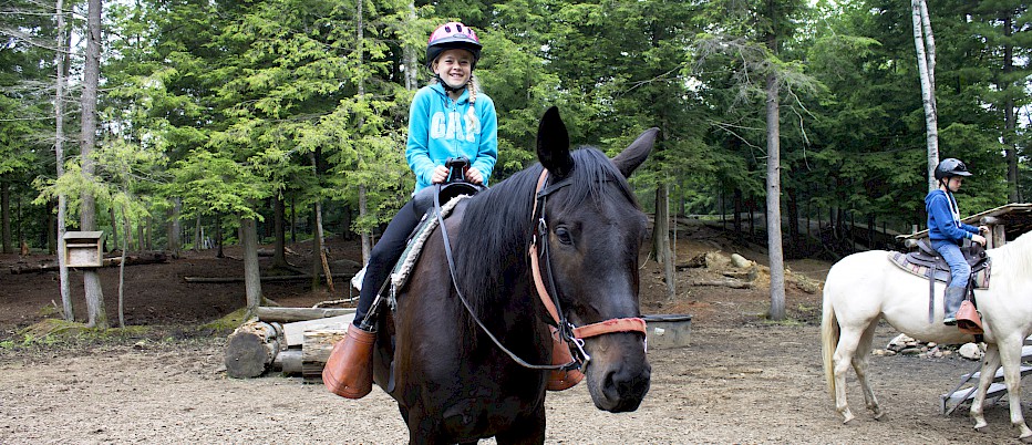 Horseback riding is a most wonderful way to start the day!
